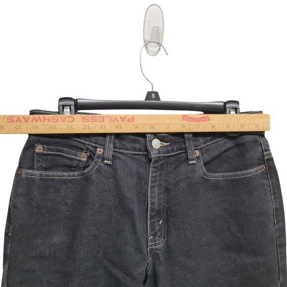 Levi’s Nouveau Bootcut Black 515 Cut Stretch Jeans Low Rise Womens Size 10 Mis M - Picture 8 of 16